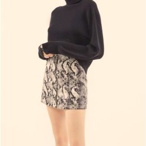 Urban outfitters, python mini Skirt